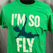 Walt Disney's Peter Pan I'm So Fly Mens Large T-Shirt Lost Boys Never Land 50/50 - $25.94