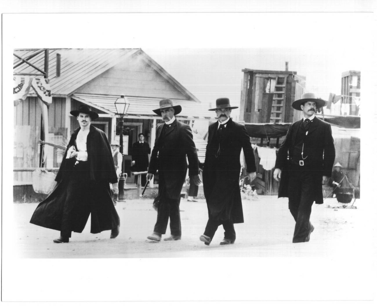 THE TOMBSTONE CAST 8X10 PHOTOGRAPH ORIGINAL RARE - Black & White