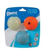 Dog Toy Fetch Medley Whistler Glow Rebounce Set of 3 Balls Assorted Choo... - $24.64+
