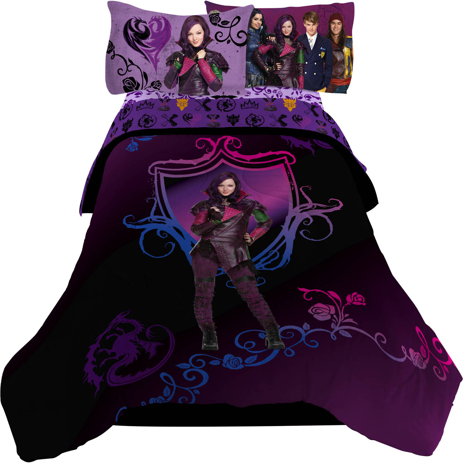 Kids, Teens, Descendants Twin Bedding Comforter Bundle Set 
