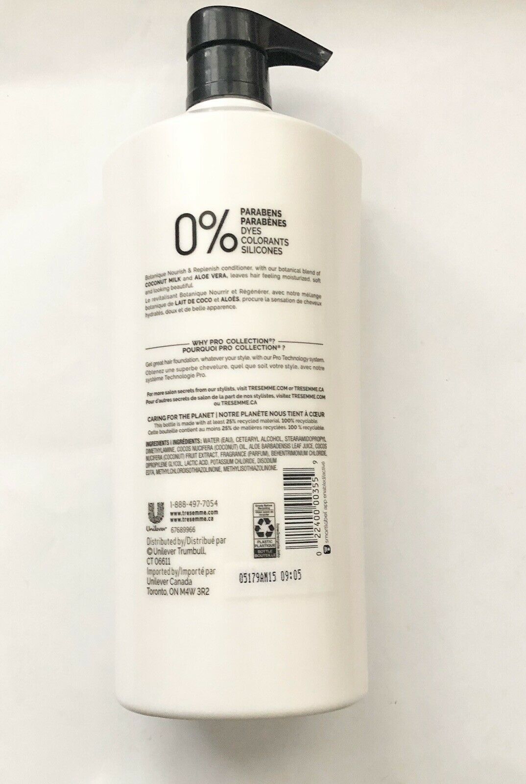 TRESemmé Botanique NOURISH & REPLENISH Coconut Milk Conditioner 28 oz