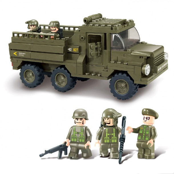 Military Truck Building Blocks - Lego Compatible Military Toy - Blocks