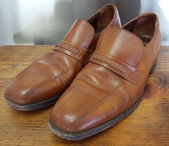 The Florsheim Loafers Shoes-11 D-Brown Leather-Nice-Leather Sole - $82.27