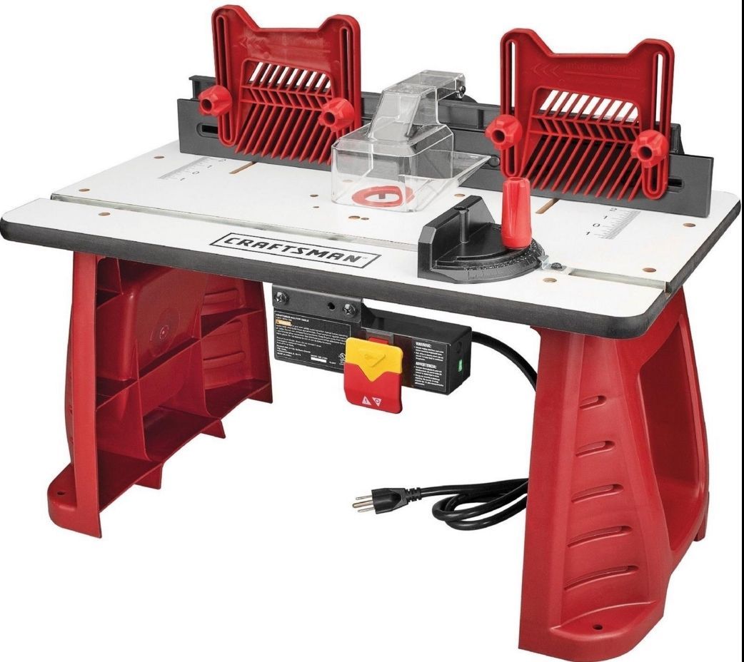 Portable Router Table Bench Precision Woodworking Tabletop Tool Garage Flooring Router Tables
