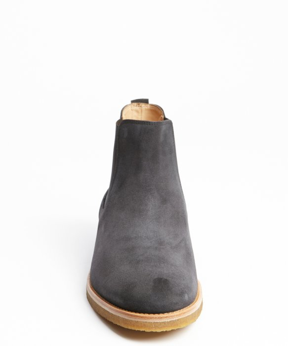 grey suede boot men