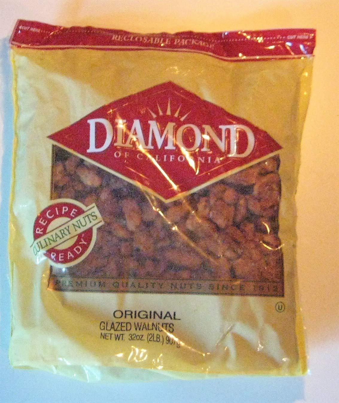 Diamond Original Glazed Walnuts 32 oz (2 lbs) Diamond
