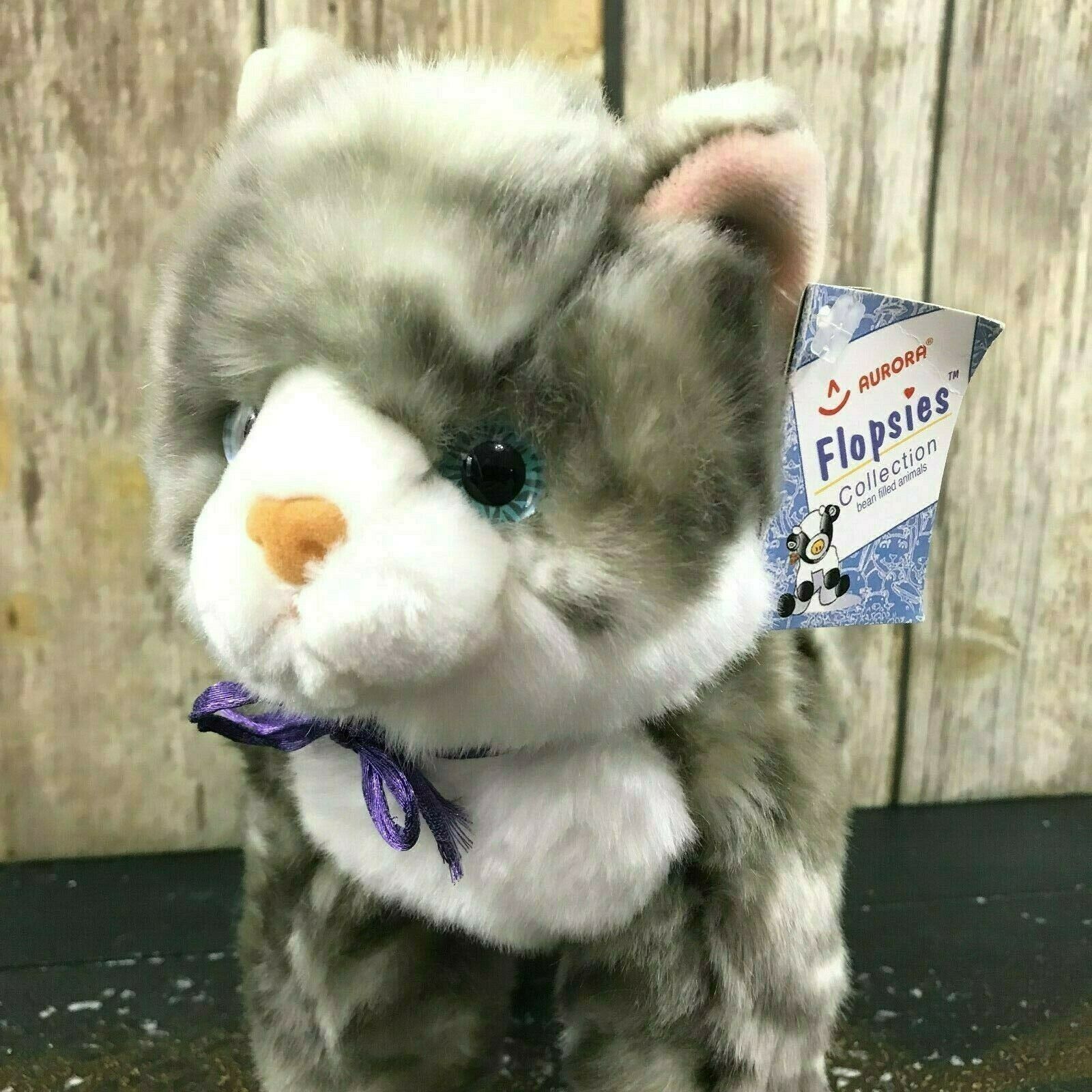 stuffed tabby cat toy