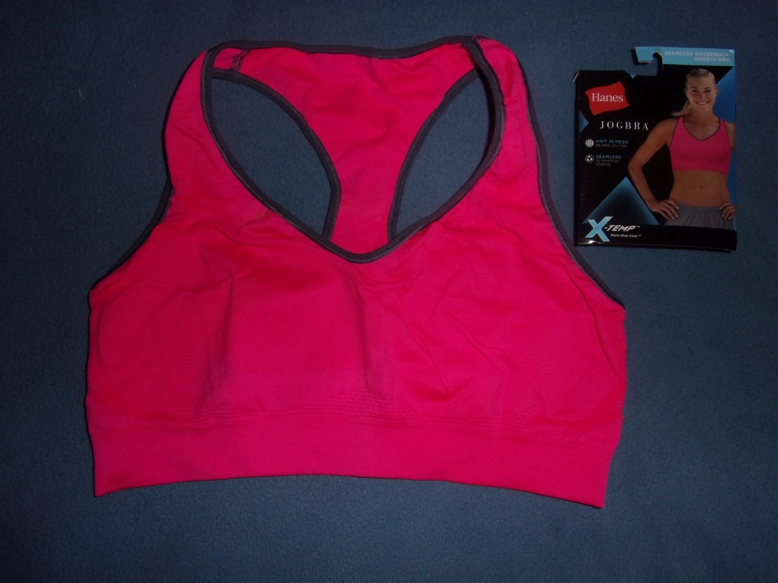 hanes compression sports bra