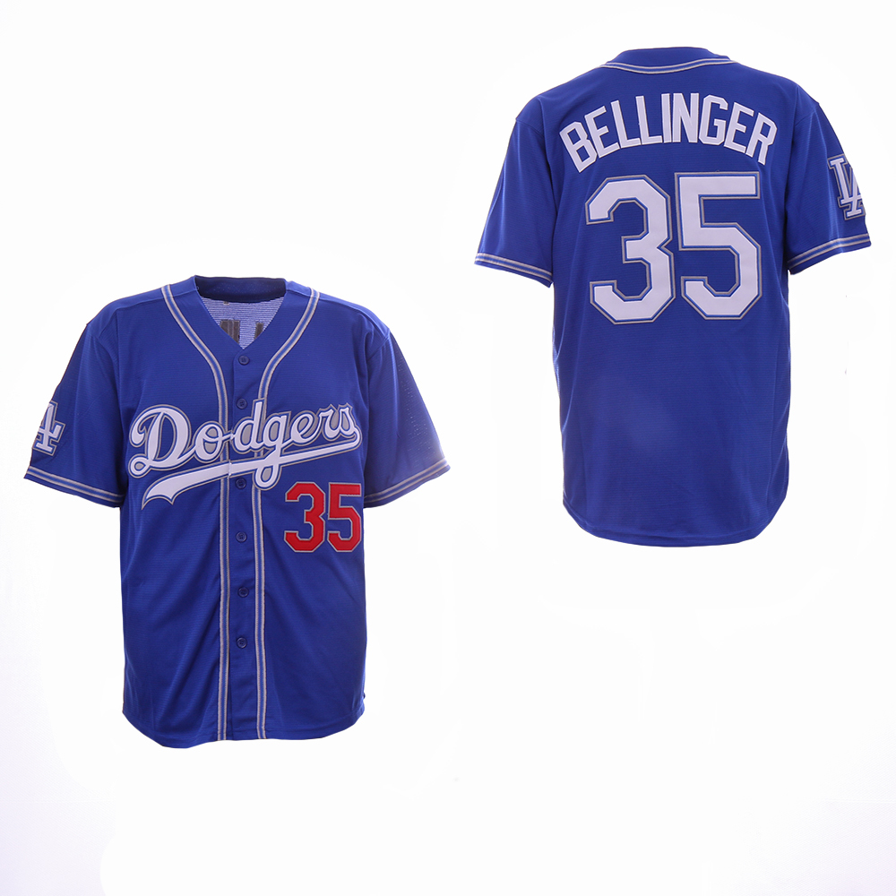 Men's Los Angeles Dodgers Cody Bellinger Blue Cool Base Team Jersey