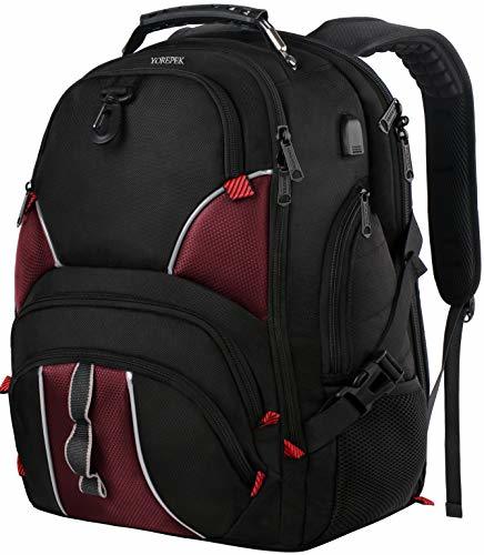 YOREPEK Extra Large Backpack,TSA Laptop Backpack with Luggage Sleeve ...