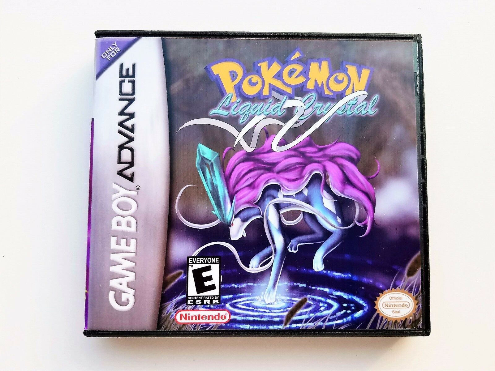 Pokemon Liquid Crystal W Custom Case Usa Seller Nintendo Gba Gameboy Advance Video Games