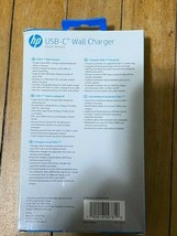 Hp 45W USB-C Power Delivery Wall Charger 2UX30AAABB New - $59.40