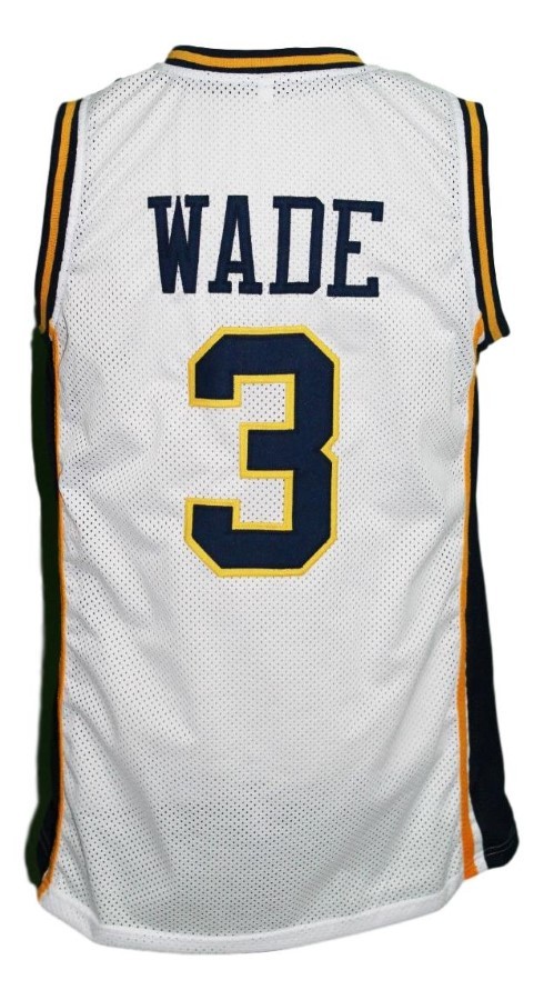 Dwyane Wade Custom College Basketball Jersey Sewn White Any Size ...