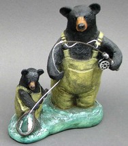 Resin &quot;Fishing Bears&quot; FREE SHIPPING - $29.99