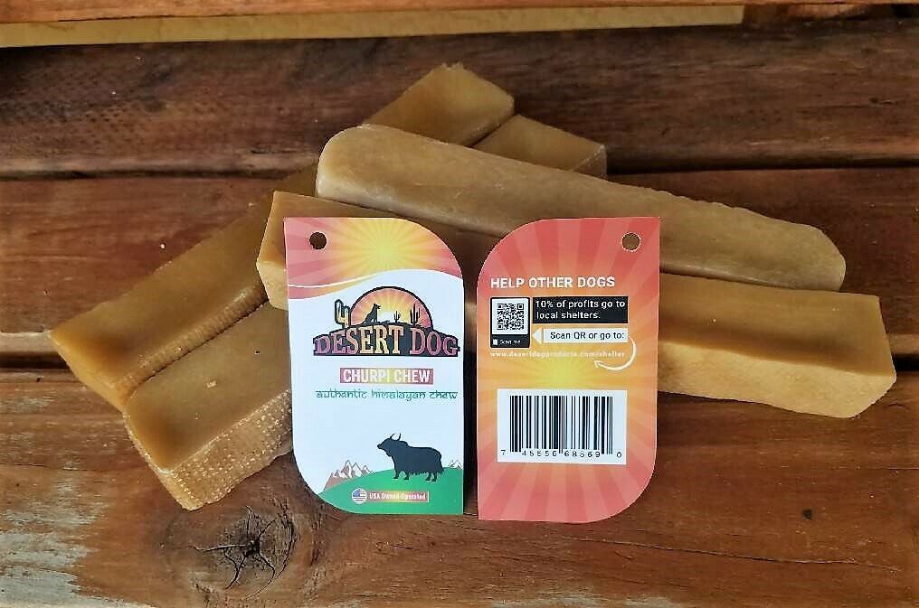 Desert Dog Himalayan Ultimate Churpi Yak Chew Jumbo size avg 8 oz and