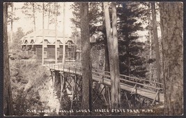 Itasca State Park, Minnesota Pre-1920 RPPC - Club House, Douglas Lodge - $14.75