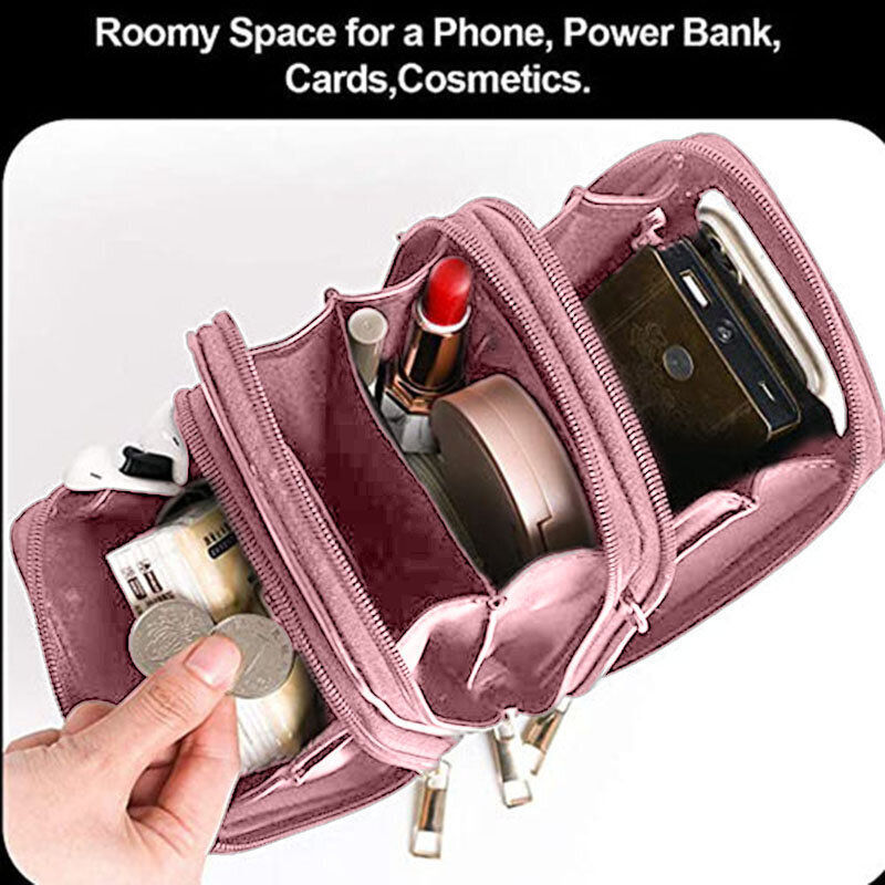 Women Touch Screen Bag RFID Blocking Handbag