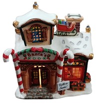 Lemax Santa&#39;s Nook 2000 Santa&#39;s Wonderland Porcelain Lighted Toys R Us E... - $53.00