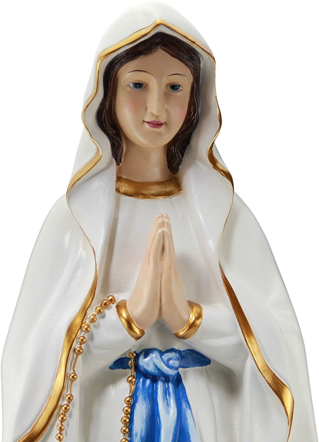 Our Lady of Lourdes Blessed Virgin Mother Mary 24 Inch Large Statue