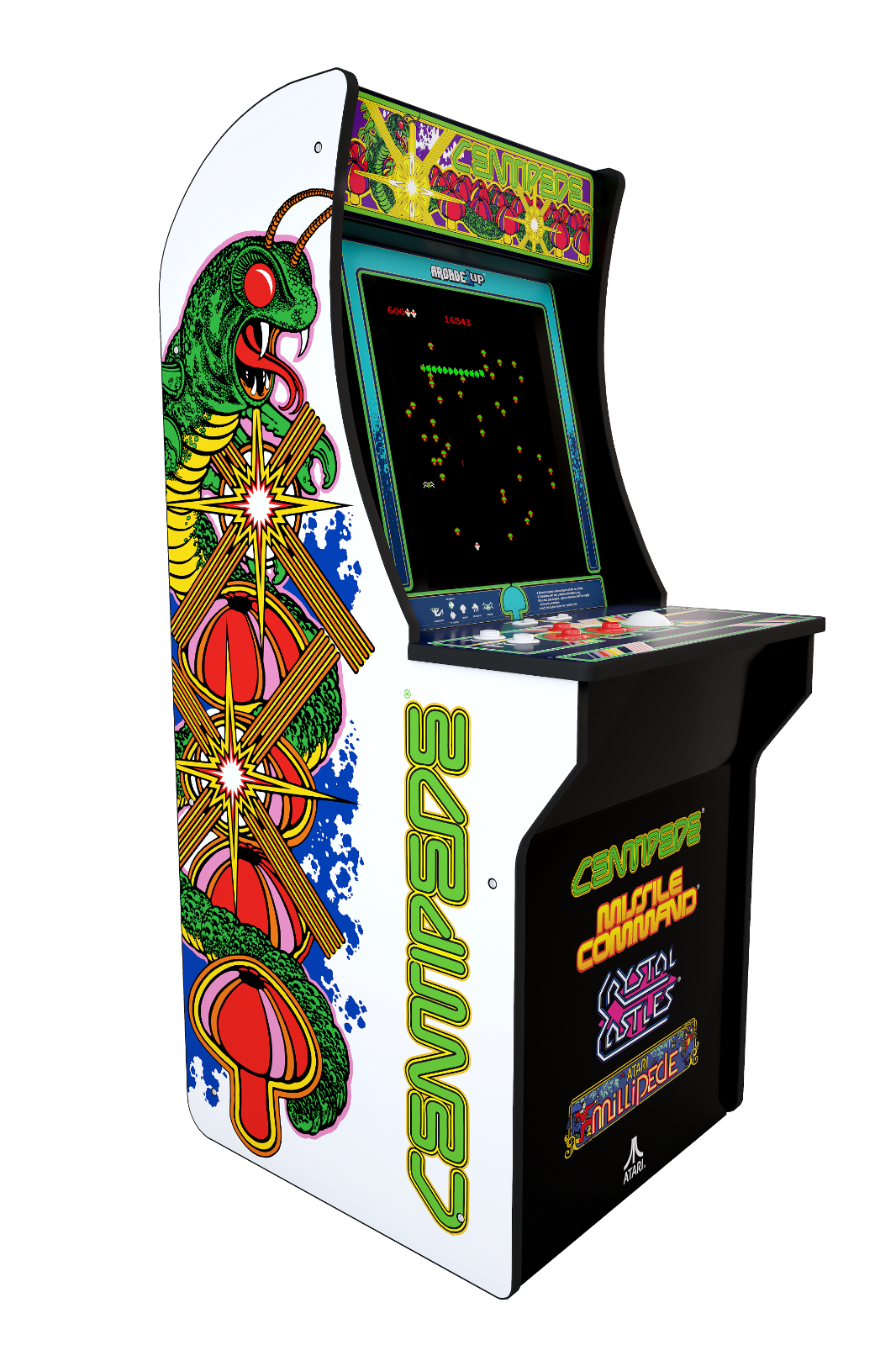 NEW Arcade1Up 4 In 1 At Home Arcade Centipede Millipede Arcade Machine ...