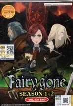 Fairy Gone (Season 1+2) DVD (Vol.1-24 end) with English Dubbed