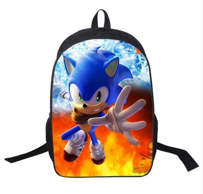 sonic the hedgehog school bag