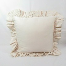 Ralph Lauren Darboux Embroidery Ruffled 20-inch Square Decorative Pillow - $100.00
