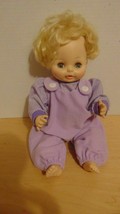 Horsman Doll 15" Tall EyeLashes Open & Close Eyes-Takes Bottle & Pees-1974 - $12.64
