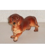 Vintage Japan Brown DACHSHUND Doxiie Dog Figurine 5 inch Ceramic - $14.99
