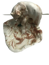 Mt. St. HELENS Ceramic Grizzly Bear/Fish  Decoration Trinket  bowl Souve... - $24.83