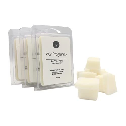 rosbas, Palo Santo Scented Soy Wax Melts, 3 Packs, 6 Cubes & 2.70 oz/77 g ea, Lo