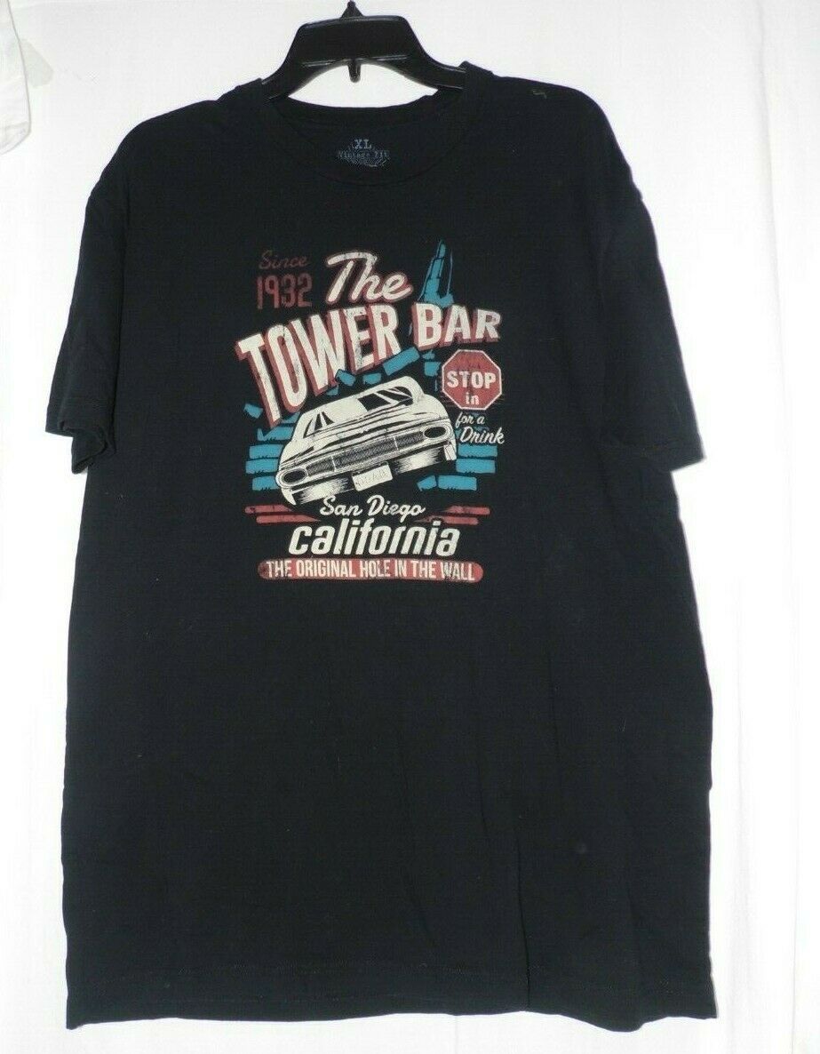 Dive Bar Shirt Club The Tower Bar San Diego CA XL TShirts