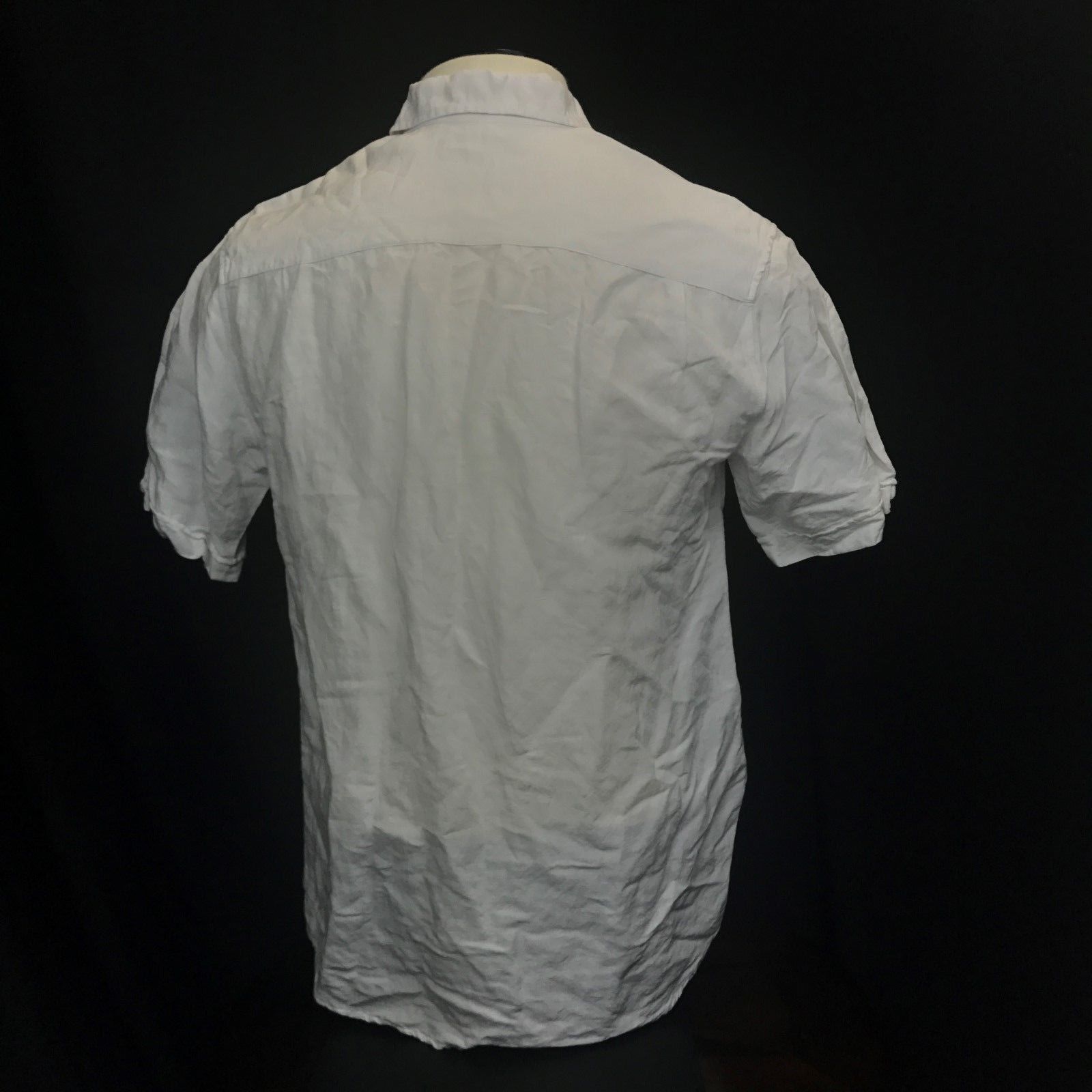 Cubavera.Barber Shop Vintage Cuban Style Shirt (Size M) White Tan ...