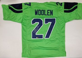 TARIQ WOOLEN AUTOGRAPHED SIGNED PRO STYLE JERSEY w/ Players ink Holo image 1