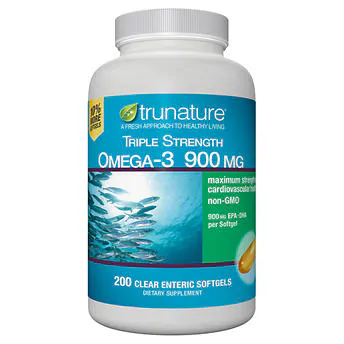 Trunature Triple Strength Omega-3 900 mg., 200 Softgels - $29.99+