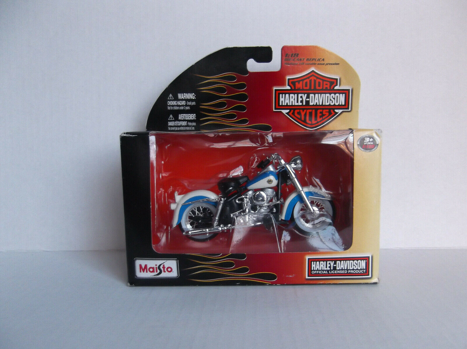 2010 Maisto~Harley Davidson Motor Cycles~1958 FLH Duo Glide~1:18 Die ...