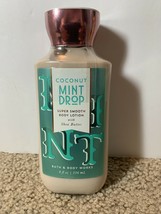 Bath &amp; Body Works Coconut Mint Drop Body Lotion 8 Fl Oz New Discontinued - $19.99