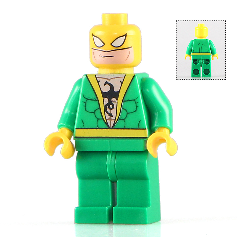 Custom Iron Fist Minifigure Marvel Comics fits with Lego UK Seller Other