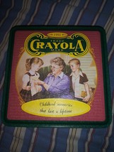 Vintage 1994 Crayola Tin With 64 Crayons Inside - $16.12
