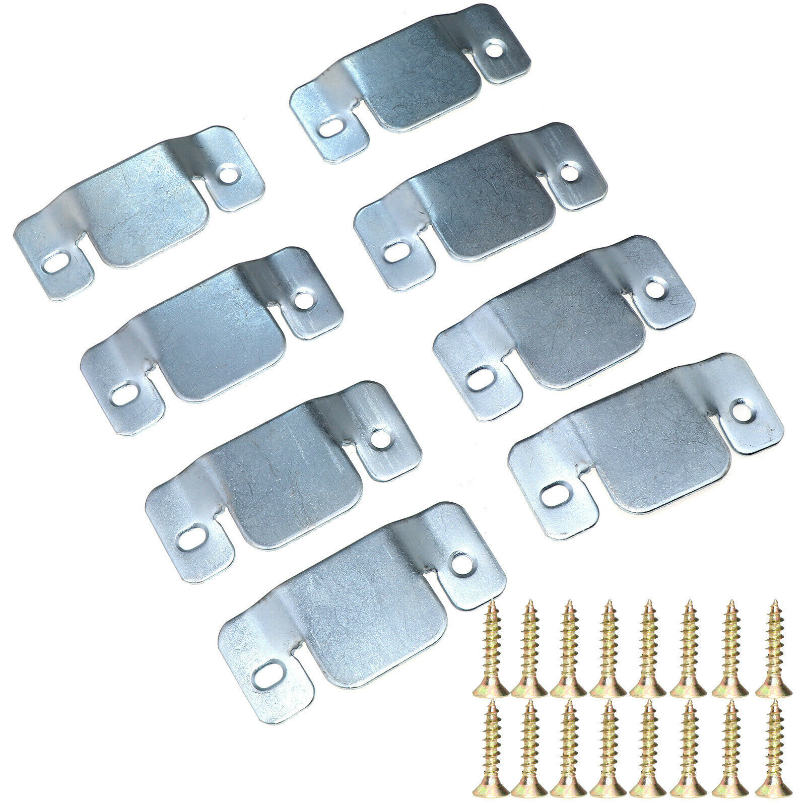 8x Metal Sectional Sofa Interlocking Sofa Connector Bracket With 16