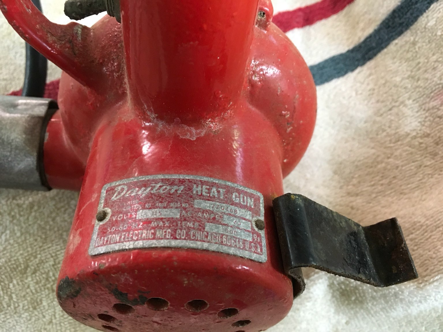 Dayton Model 270468 Heat Gun Equipment