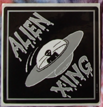 ALIEN XING THANK YOU JERRY Vintage Out of Print Vinyl Decal Jerry Garcia... - $10.00