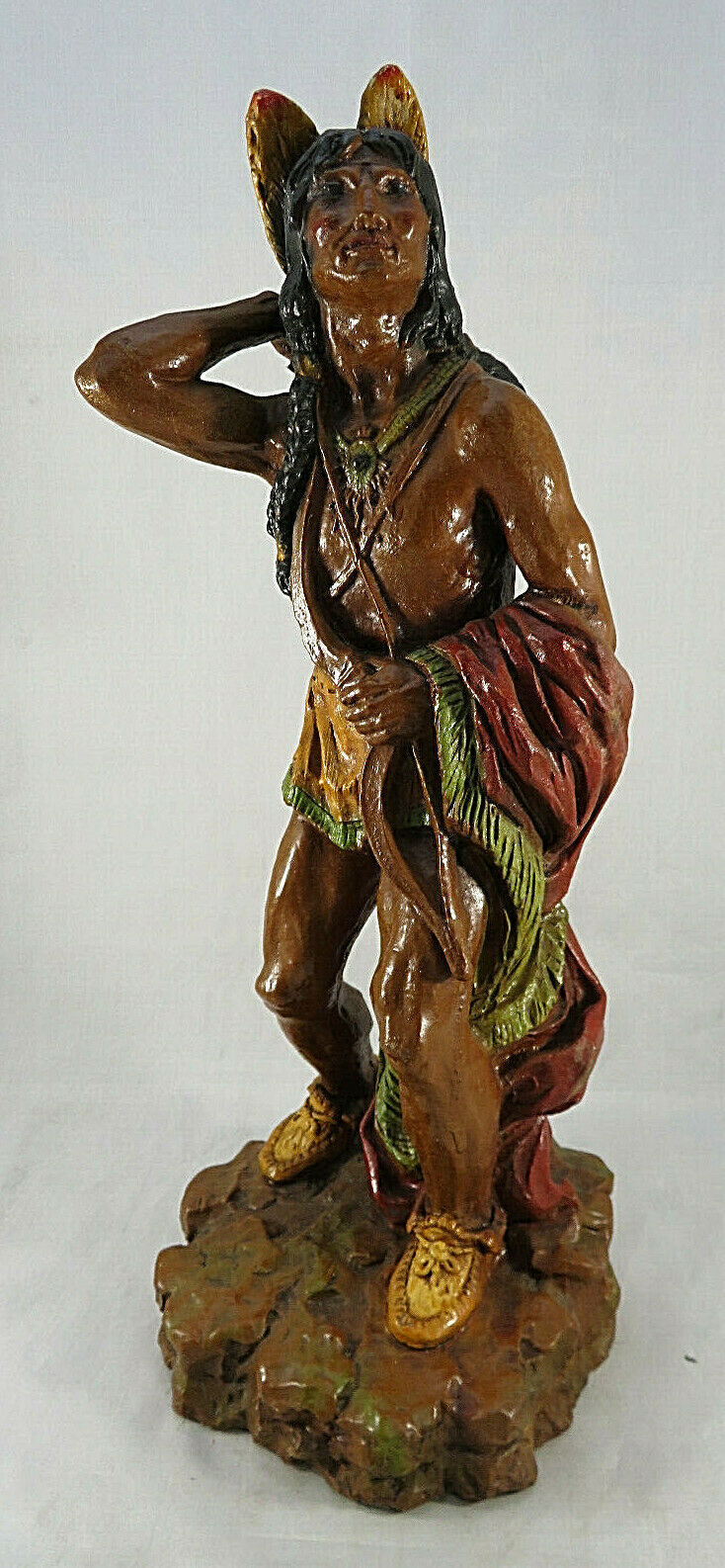 Universal Statuary Corp 1976 Native American Indian Statue Figure