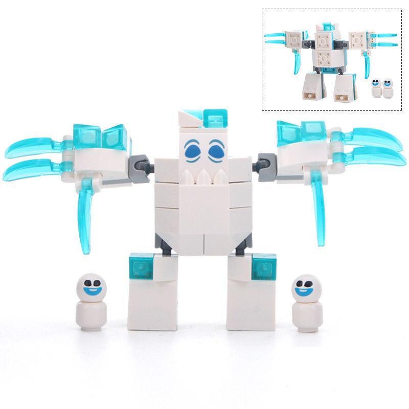 Marshmallow FROZEN Disney Princess Elsa's Snow Monster Minifigures Lego