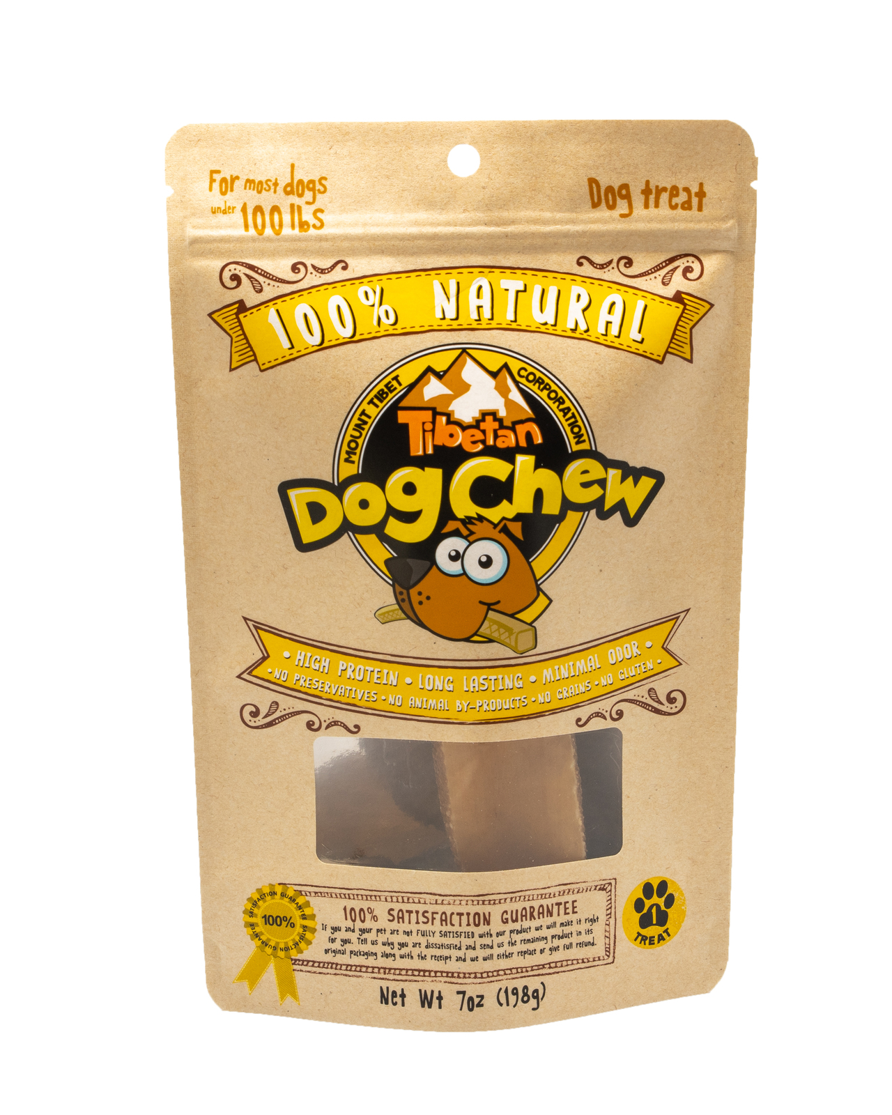 Himalayan Cheese Dog Treat, Long Lasting, Hard Cheese Bone, Natural Dental Chew, Dog Chews