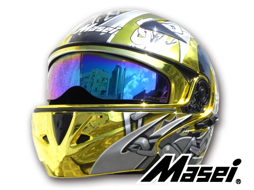 masei chrome helmet