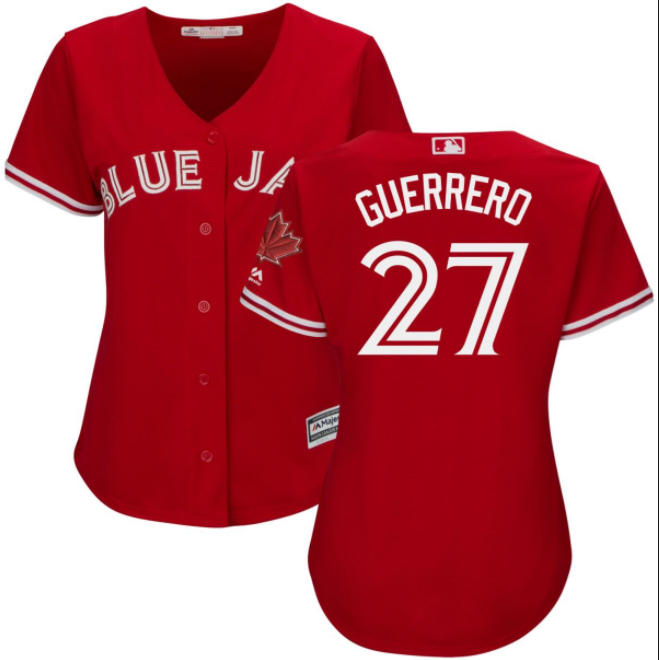 Red blue jays jersey the game clearance