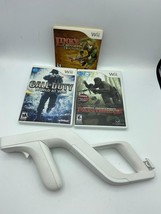 Lot of 3 Game Call Duty, Links, PainBall2 &amp; Gun Wii RVL-A-J-USZ. - $18.81
