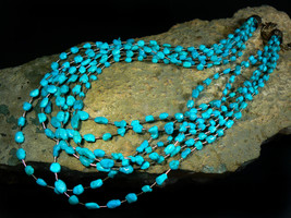 BLUE DJINN CREATIVITY TALENT SUCCESS Turquoise Sterling Necklace izida haunted  - $333.00