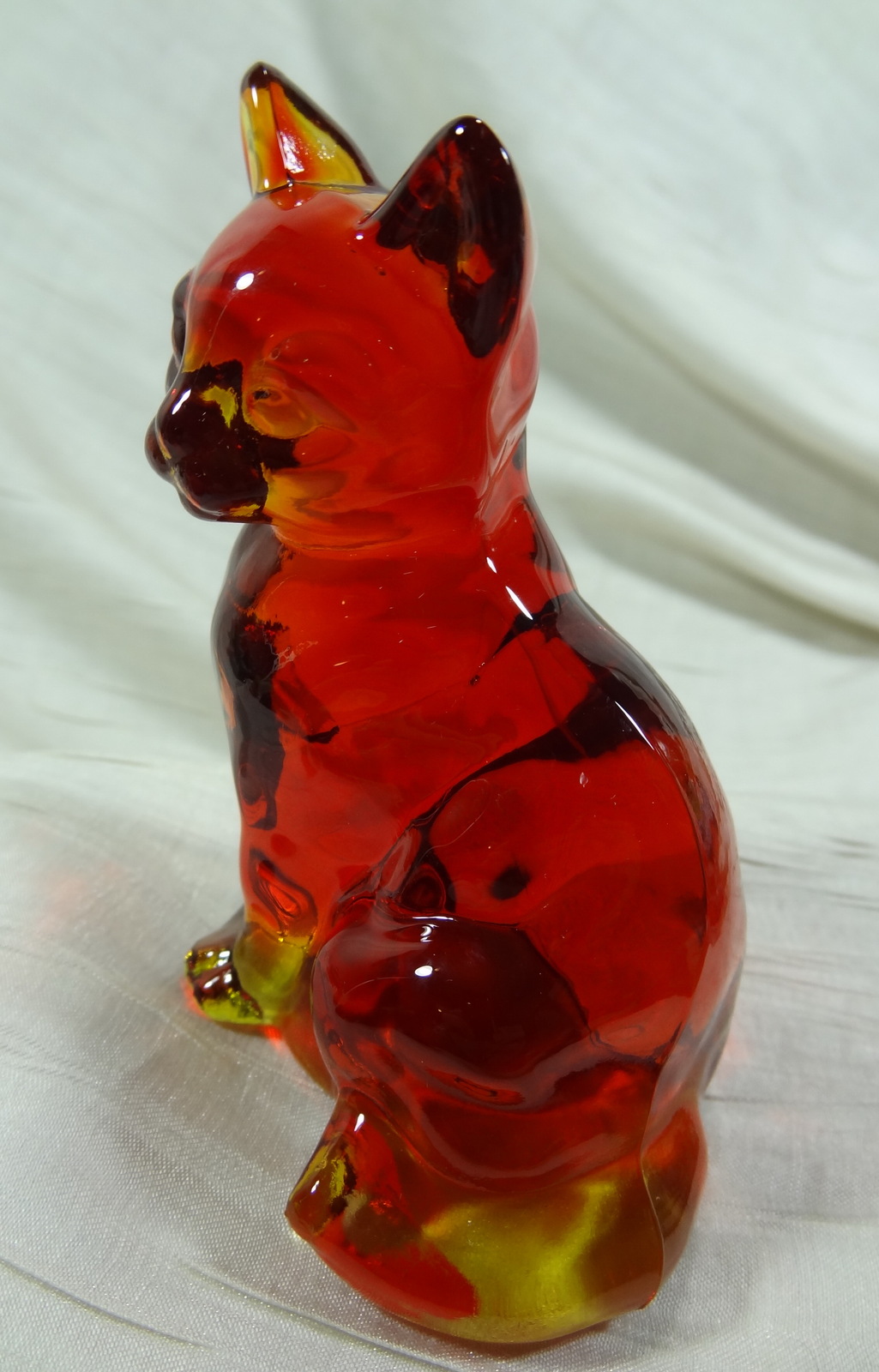 fenton glass cat figurines